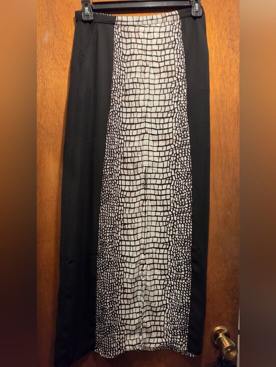 Carmen Dresses & Skirts - Carmen Silky Layered Maxi Reptile Print Luxury Skirt Sz4